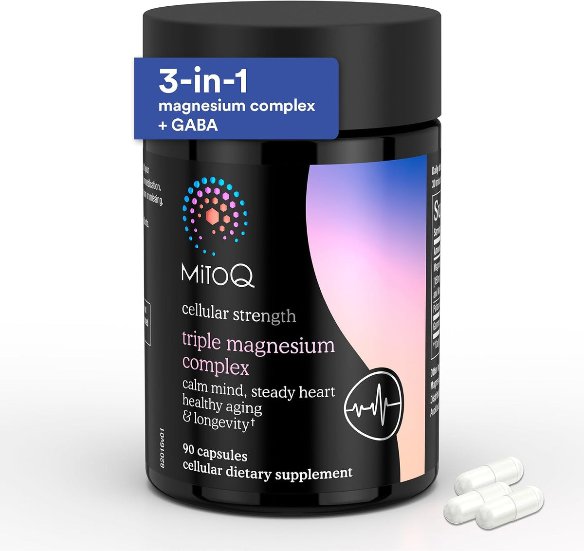 미국 직구 미토큐 트리플 마그네슘 GABA MitoQ Triple Magnesium 90캡슐 수면 마그네슘