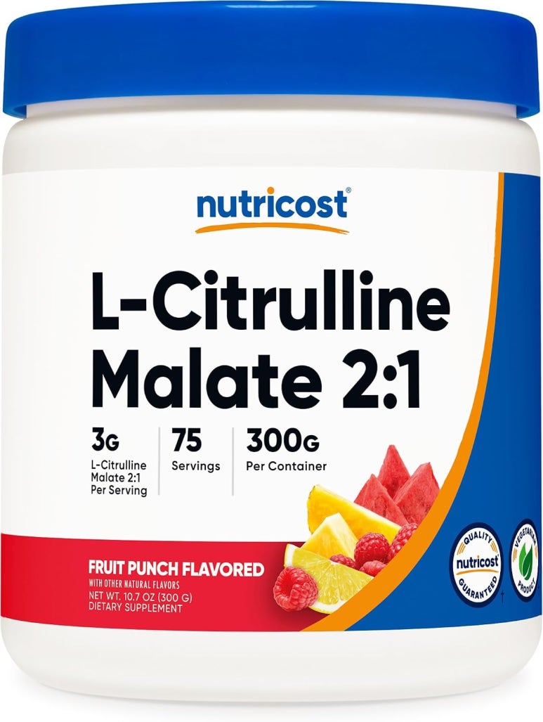 시트룰린 파우더 추천, 뉴트리코스트 L-시트룰린 말레이트 2:1 프루트펀치 300g L-Citrulline Malate