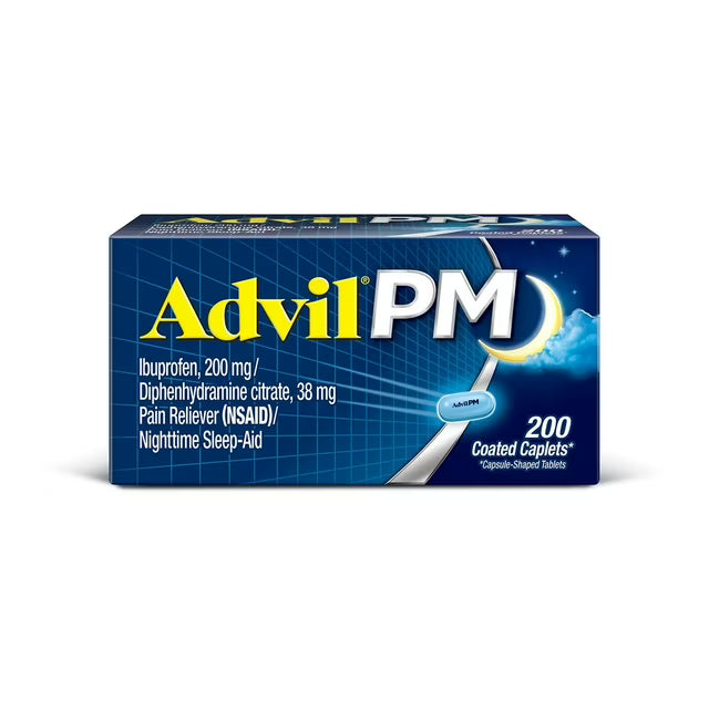 애드빌 PM Advil PM 이부프로펜 디펜히드라민 야간 진통 수면 보조제 200정