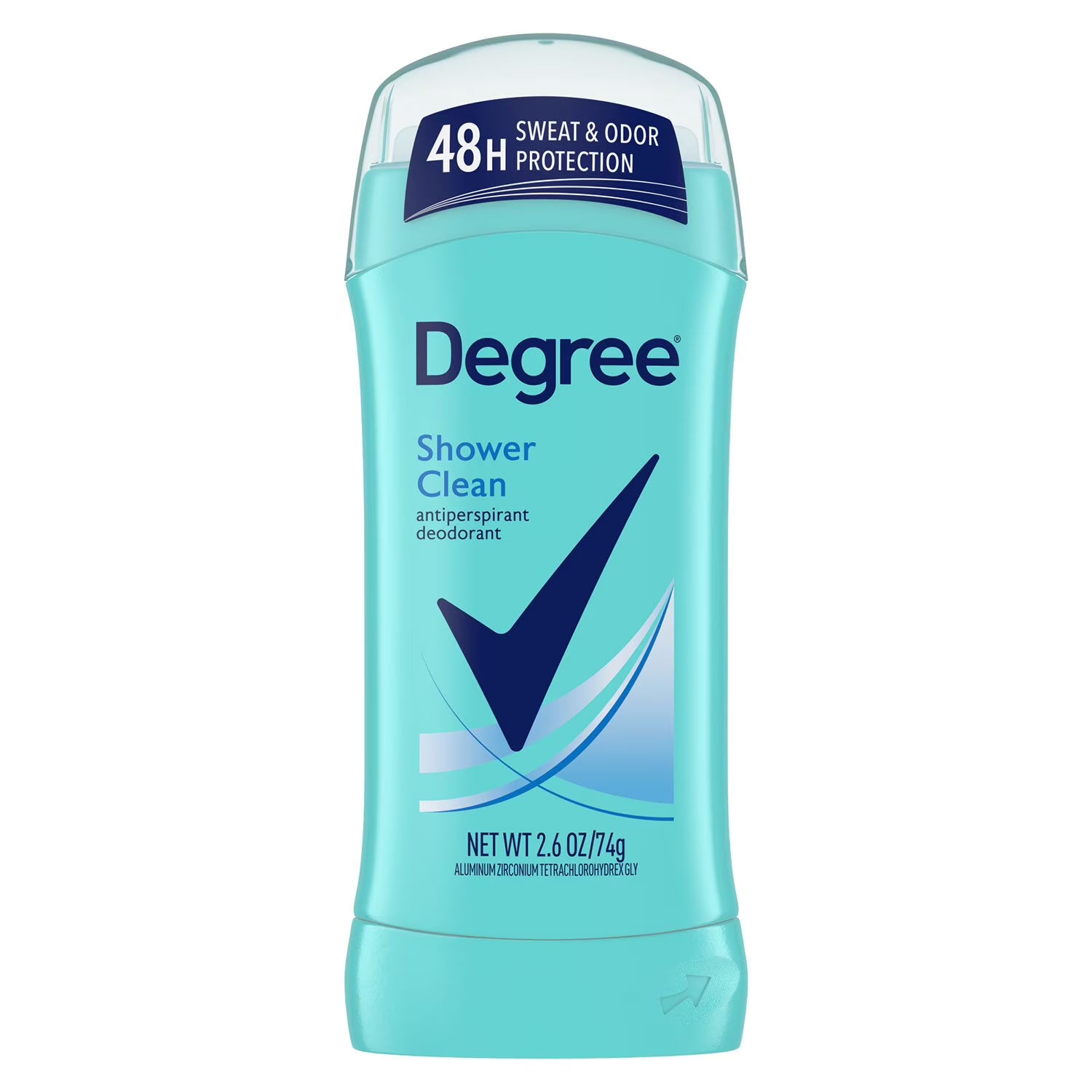 디그리 안티퍼스피런트 데오드란트 샤워 클린 2.6 oz., 5 pk. – 샤워 후처럼 깔끔한 향으로 일상적인 땀과 냄새 관리를 편안하게 도와줍니다