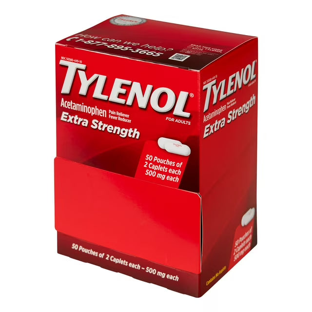 타이레놀 엑스트라 스트렝스 500mg 50팩