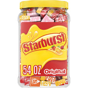 스타버스트 오리지널 과일맛 츄잉 54oz — 부드럽고 쫀득한 과일 츄잉캔디