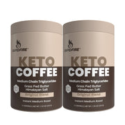 래피드 파이어 케토 인스턴트 미디엄 로스트 커피 7.93 oz × 2 – 저탄수 케토 커피
