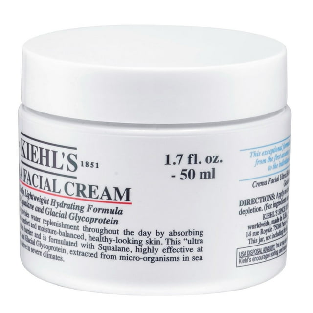 키엘 울트라 페이셜 크림 4.2 fl. oz – 민감 피부용 고보습 크림