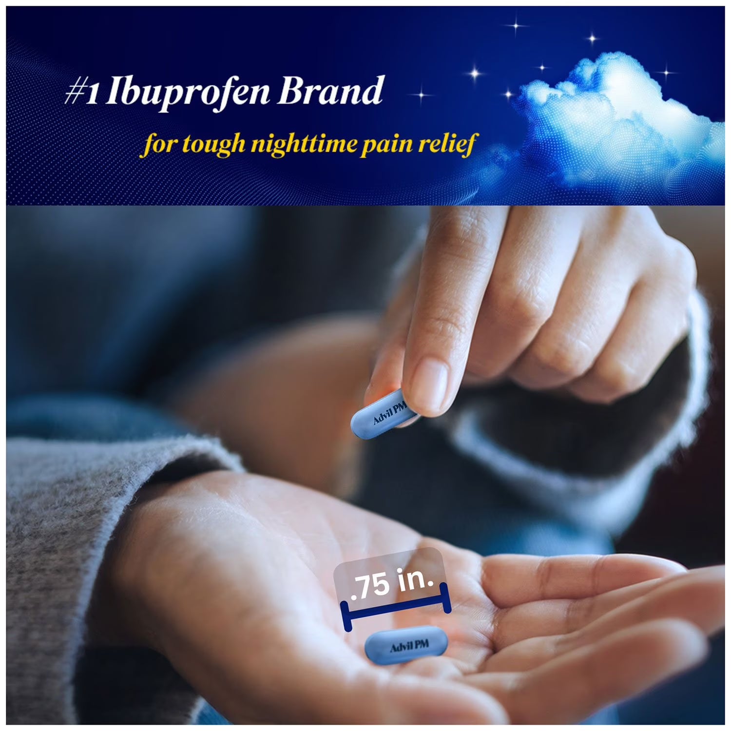 애드빌 PM ( 밤 전용 )  진통제 200정