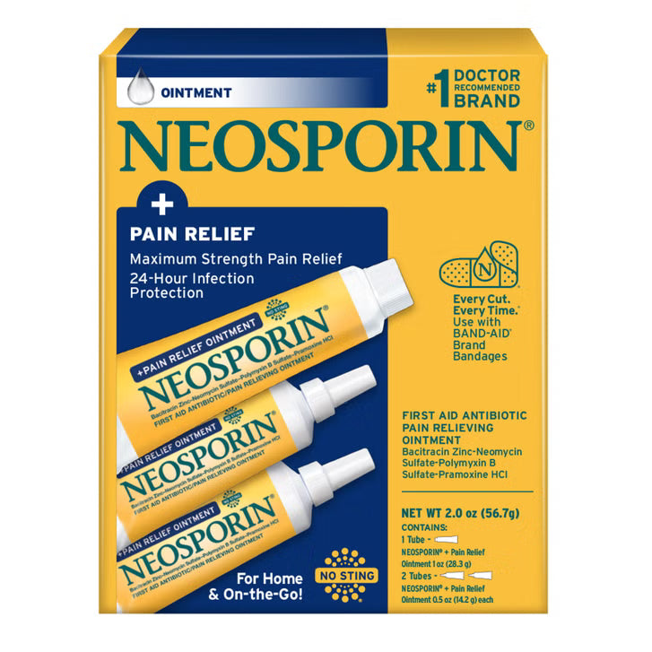 네오스포린 플러스 맥스 스트렝스 페인 릴리프 상처 케어 연고 2oz Neosporin Pain Relief Ointment