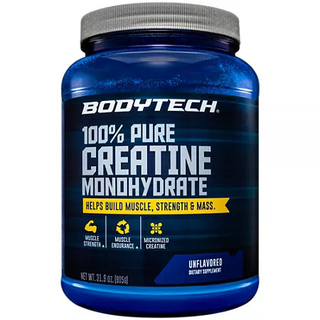 BodyTech 100% Pure Creatine Monohydrate Powder – Micronized – Unflavored (31.9 oz./181 Servings)