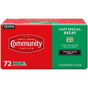 커뮤니티 커피 카페 스페셜 디카페 미디엄–다크 로스트 캡슐 72 ct – 디카페 시그니처 블렌드