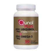 큐놀 플러스 유비퀴놀 CoQ10 200mg + 오메가3 – 심장·혈관·에너지 강화, 90소프트젤