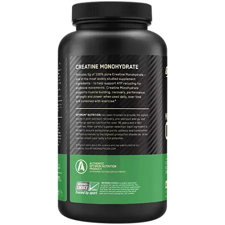 Optimum Nutrition Micronized Creatine Powder – Unflavored (10.5 oz. / 60 Servings)