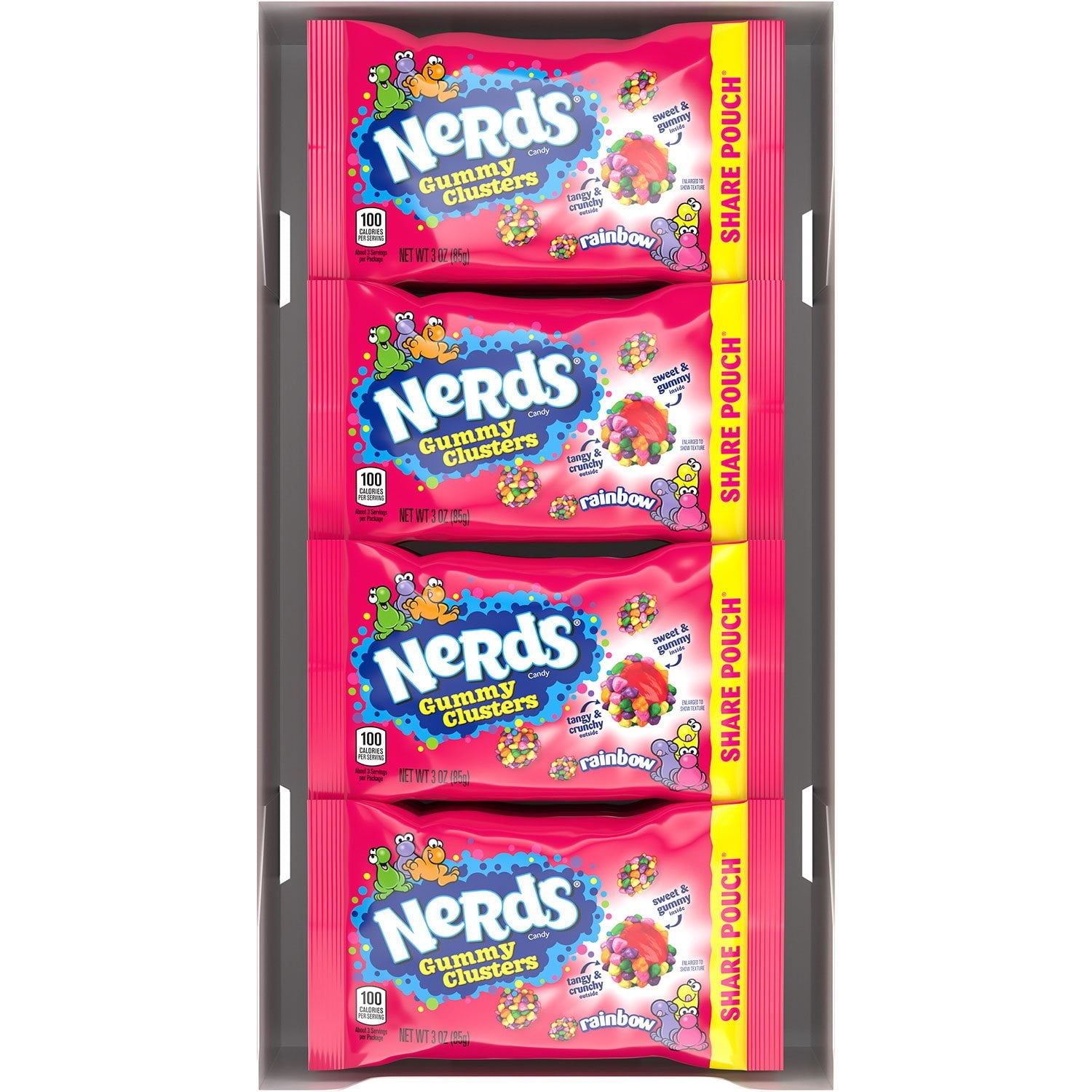 너즈 구미 클러스터 3oz × 12팩 — 크런치한 코팅이 특징인 베스트셀러 젤리
