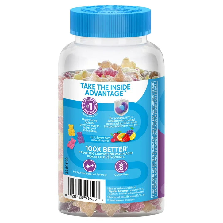 쉬프 다이제스티브 어드밴티지 프로바이오틱 – 장 건강 구미, 120구미