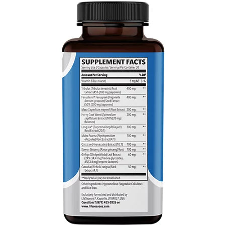 라이프 시즌즈 마스큘리니-T 남성 테스토스테론 강화 활력·스태미나 극대화 포뮬러 90캡슐