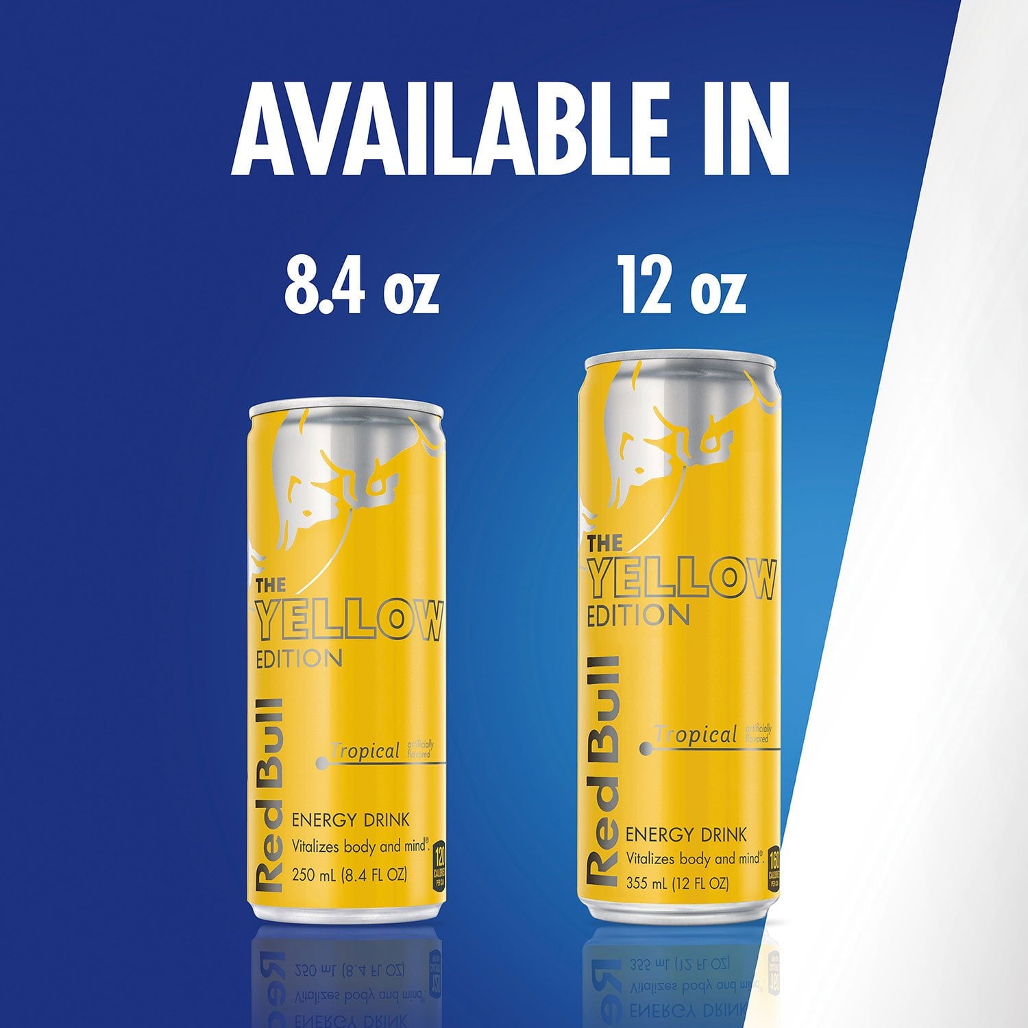 레드불 에너지 드링크 옐로우 에디션 12 fl. oz., 24 pk. – 트로피컬 계열 풍미의 에너지 음료