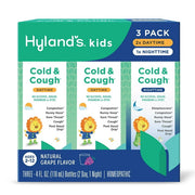 하일랜드 키즈 콜드&커프 데이&나이트 포도맛 4oz × 3 — 어린이 감기·기침 증상 완화