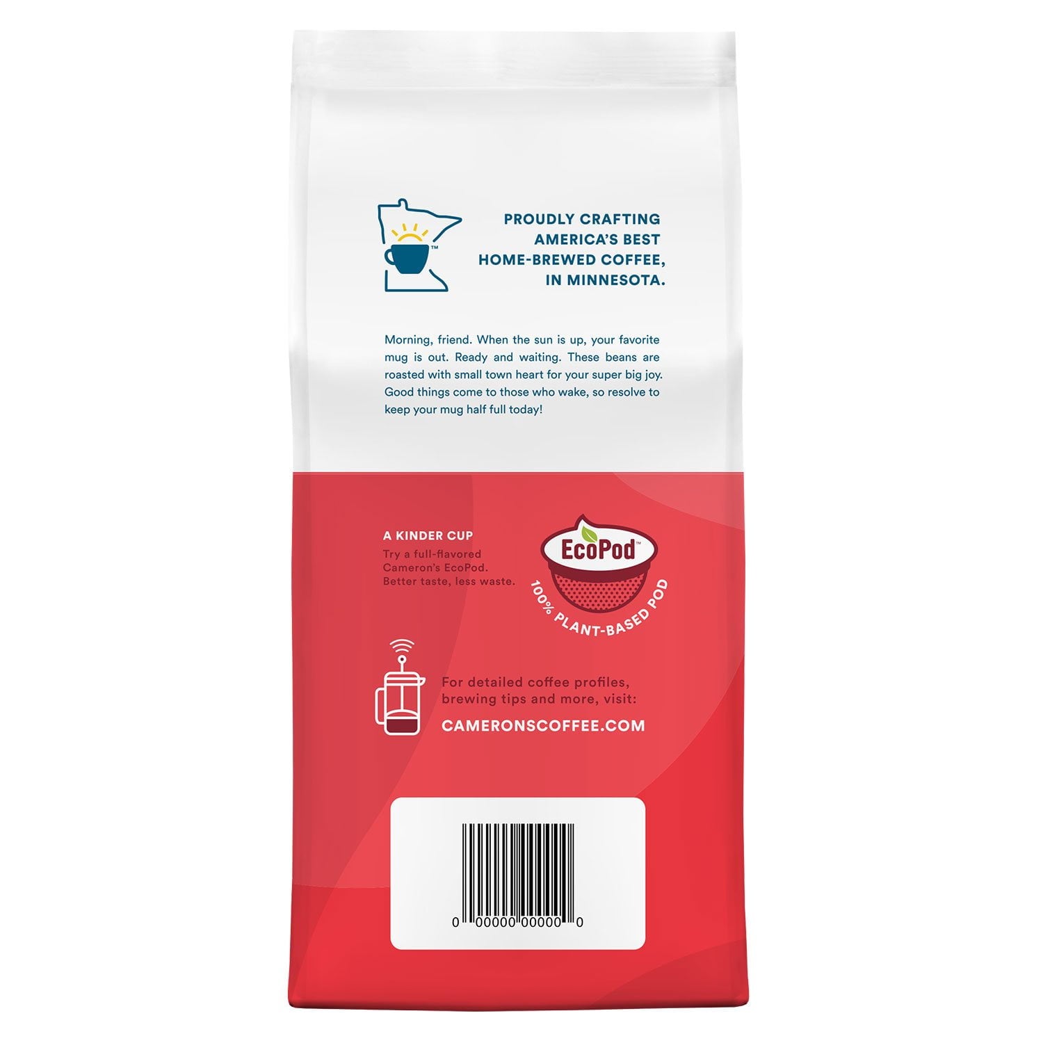 카메론 토스티드 서던 피칸 커피 32 oz – 달콤한 피칸 향이 특징인 라이트 로스트 커피