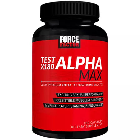 포스팩터 테스트 X180 알파 맥스 남성 퍼포먼스·지구력·활력 최상급 테스토스테론 부스터 180캡슐