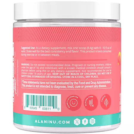 알라니 뉴 BCAA 사워 피치 링 8.8oz 30회분