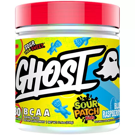 고스트 BCAA 사워 패치 키즈 블루 라즈베리 11.6oz 30회분