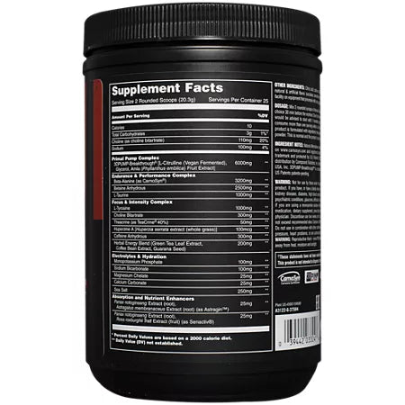 애니멀 프라이멀 종합 프리워크아웃 후르츠 펀치 17.9oz 25회분