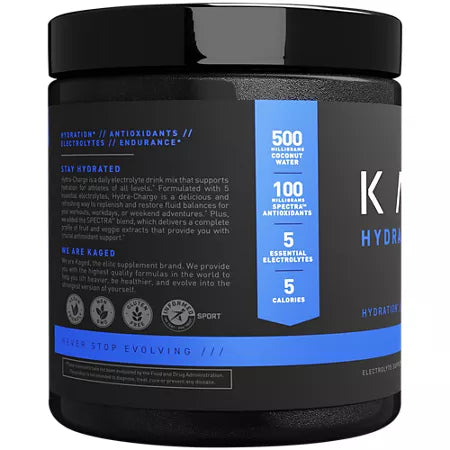 케이지드 하이드라 차지 스트로베리 유자 10.16oz 60서빙 – 전해질과 미네랄 보충을 지원하는 하이드레이션 포뮬러