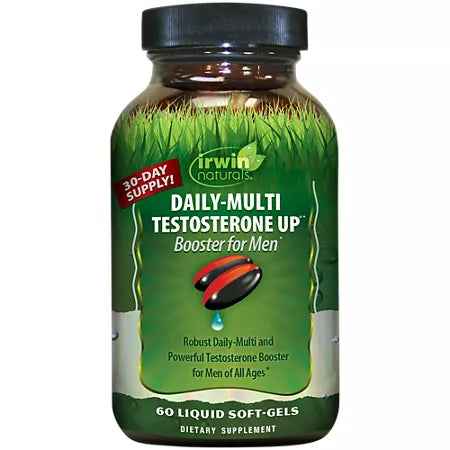 어윈 내추럴스 남성 활력 극대화 멀티비타민 에너지 스태미나 집중 강화 포뮬러 60소프트젤