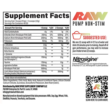 씨범 RAW 펌프 논스팀 워터멜론 16.2oz 40회분