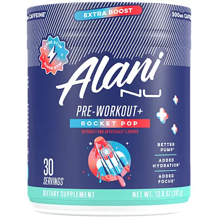 알라니 뉴 프리워크아웃 엑스트라 부스트 로켓 팝 13.8oz 30회분