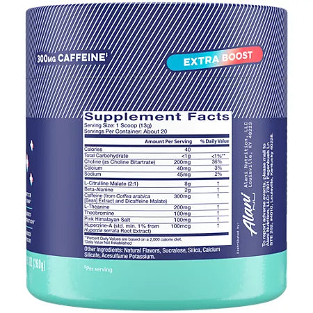 알라니 뉴 프리워크아웃 엑스트라 부스트 로켓 팝 13.8oz 30회분
