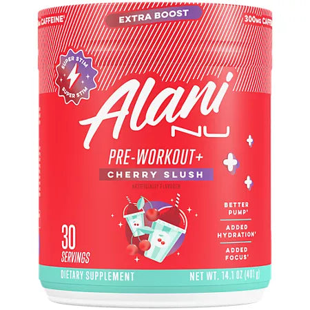 알라니 뉴 프리워크아웃 엑스트라 부스트 체리 슬러시 14.1oz 30회분