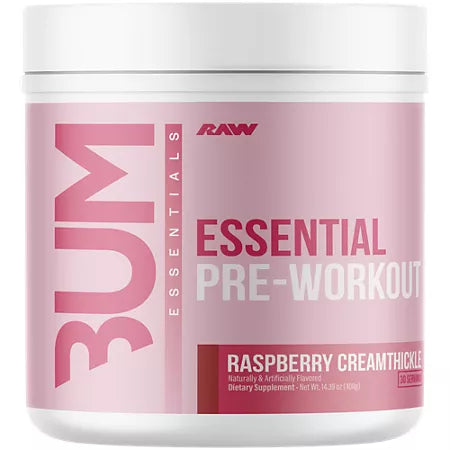 씨범 RAW 에센셜 프리워크아웃 라즈베리 크림시클 14.39oz 30회분