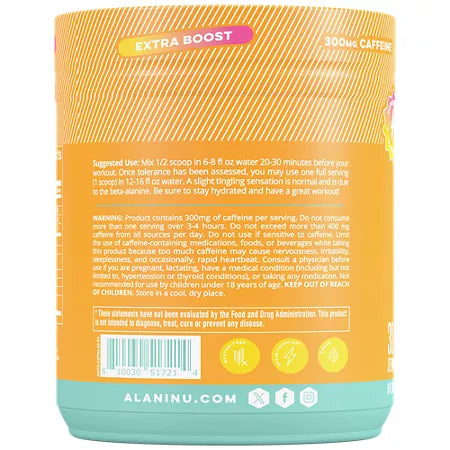 알라니 뉴 프리워크아웃 엑스트라 부스트 파라다이스 스월 13.8oz 30회분