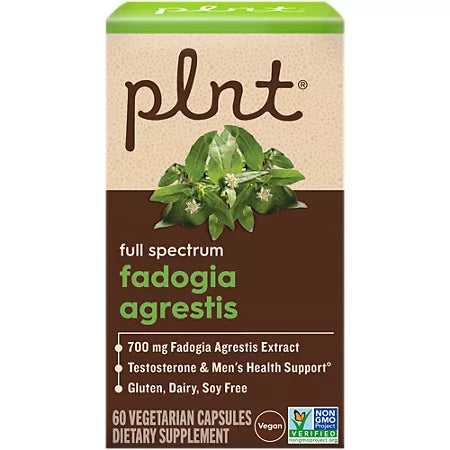 Plnt Fadogia Agrestis – Full Spectrum – Testosterone and Men’s Health Support (60 Vegetarian Capsules)