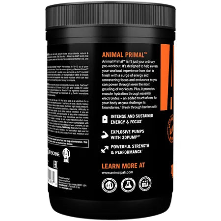 애니멀 프리워크아웃 프라이멀 캔디 크러쉬드 17.8oz 25회분