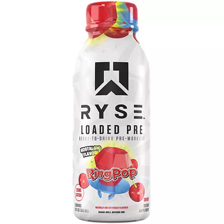 라이즈 RTD 프리워크아웃 링팝 체리 12병 12fl oz