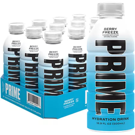 프라임 하이드레이션 BCAA 블렌드 베리 프리즈 16.9 fl. oz., 12 pk. – BCAA 함유 수분 보충 음료