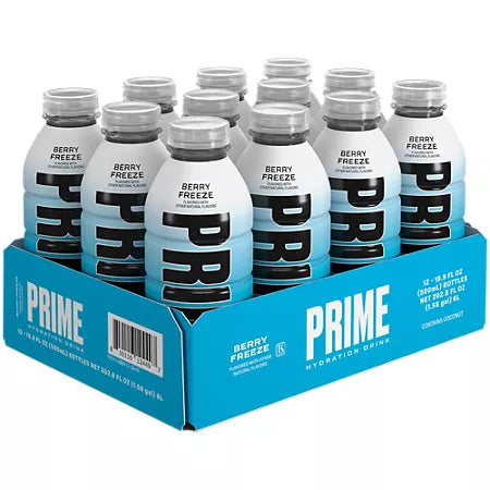 프라임 하이드레이션 BCAA 블렌드 베리 프리즈 16.9 fl. oz., 12 pk. – BCAA 함유 수분 보충 음료