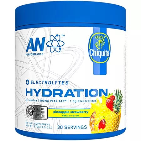 AN 퍼포먼스 하이드레이션 + 전해질 파인애플 스트로베리 9.5 oz., 30 Servings – 수분·전해질 보충 포뮬러