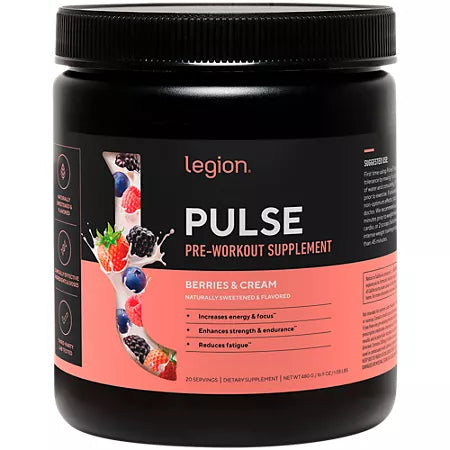 리전 펄스 프리워크아웃 베리 & 크림 16.9oz 20회분