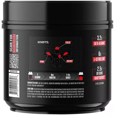 조코 퓨얼 프리워크아웃 후르츠 펀치 20.95oz 30회분