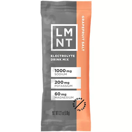 LMNT 제로슈거 전해질 드링크 믹스 자몽 솔트 30 스틱 – 무설탕 전해질 파우더