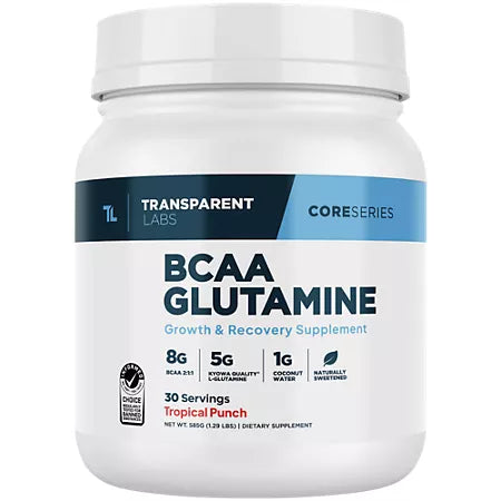 트랜스페어런트 랩스 BCAA 글루타민 트로피컬 펀치 30회분