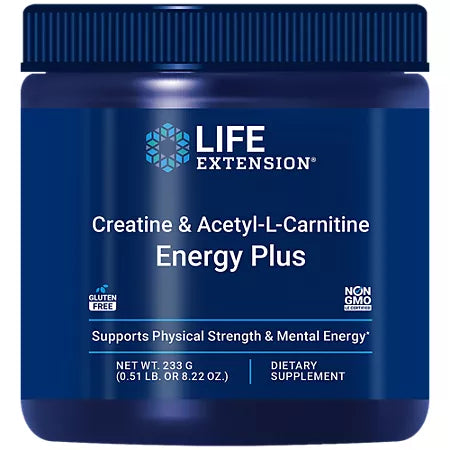 라이프익스텐션 크레아틴 아세틸-L-카르니틴 에너지 플러스 분말 제품 이미지
