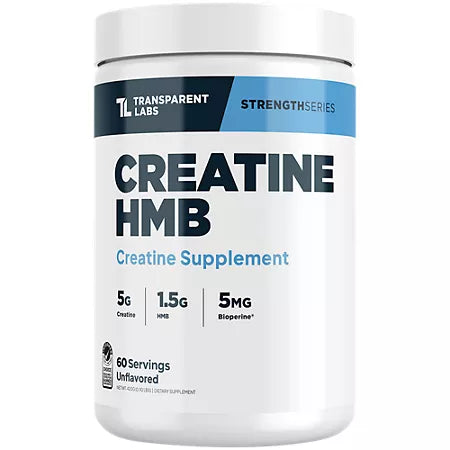 Transparent Labs Creatine HMB – Unflavored (60 Servings)