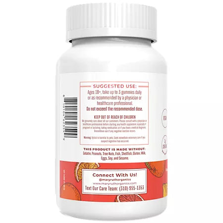 MARYRUTH'S Creatine Gummies - Tangerine Citrus (90 Gummies)