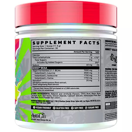 고스트 BCAA 스트로베리 워터멜론 12.2oz 30회분