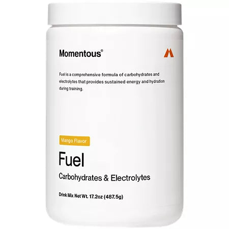 모멘터스 퓨얼 망고 17.2 oz., 15 Servings – 에너지와 수분 보충을 위한 퍼포먼스 파우더