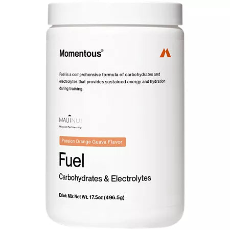 모멘터스 퓨얼 패션 오렌지 구아바 17.5 oz., 15 Servings – 에너지·하이드레이션 파우더