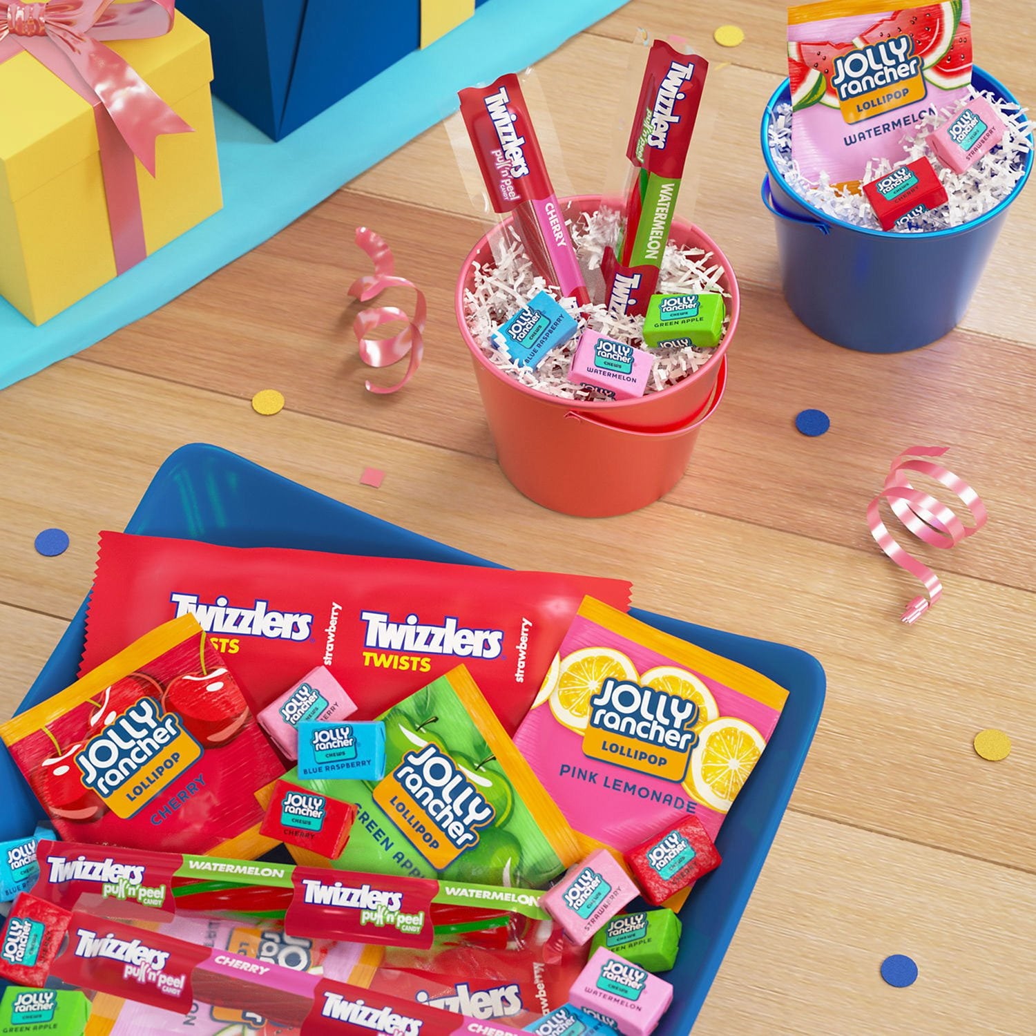 졸리랜처 & 트위즐러 버라이어티팩 270개입 — 하드캔디+쫄깃 젤리 혼합팩