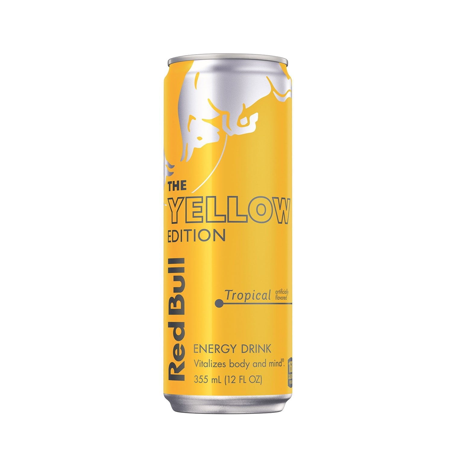 레드불 에너지 드링크 옐로우 에디션 12 fl. oz., 24 pk. – 트로피컬 계열 풍미의 에너지 음료